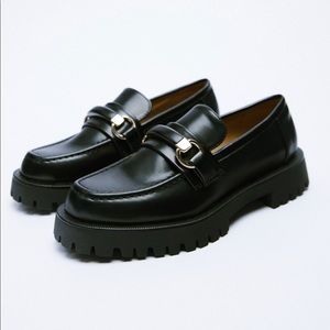 Zara Lug Sole Loafers